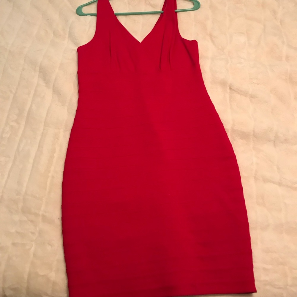 Pink Express Bandage Dress